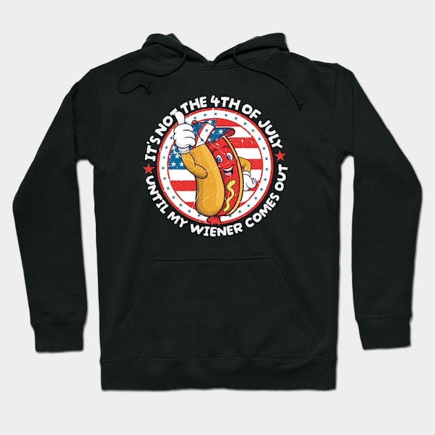 4th of july - weiner america Hoodie by SUMAMARU